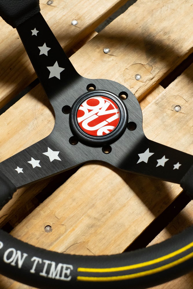 Ovrdue - Horn Button - Red