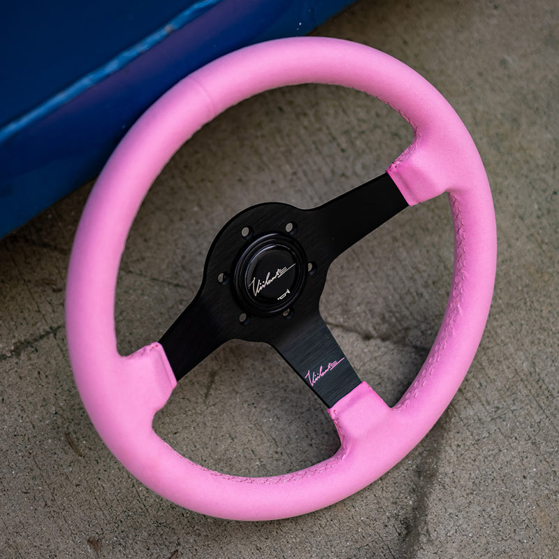 The Heritage 330 - Pink Alcantara + Pink Stitch