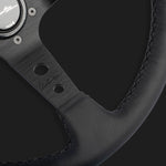 The Tourismo 350 - Genuine Leather + Black Cross Stitch