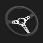 The Corsa 350 - Genuine Leather + Black Cross Stitch (SL)