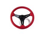 The Modena 350 - Genuine Red Leather + Red Cross Stitch