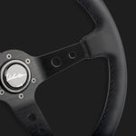 The Tourismo 350 - Genuine Leather + Black Cross Stitch