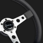 The Corsa 350 - Genuine Leather + Black Cross Stitch (SL)