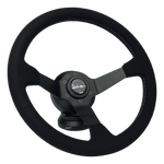 The Arketecto 350 - Black Alcantara + Tri Color Stitch
