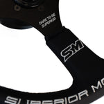 The Dish by SM - Alcantara + Black Stitch + Black Center Line - 350mm