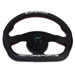 The Flat by SM - Genuine Leather + Red Stitch - 330mm