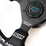 The Shallow by SM - Genuine Leather + Grey Stitch + Grey Center Line - 330mm