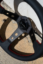 The Tourismo 350 - Perforated Leather + Red Cross Stitch